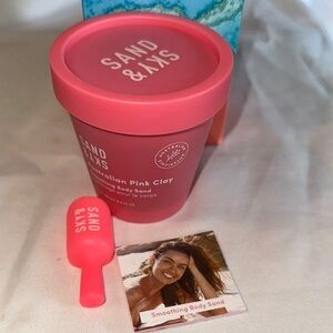 Sand & Sky Australian Pink Clay Smoothing Body Sand New 6.4 Oz Huge